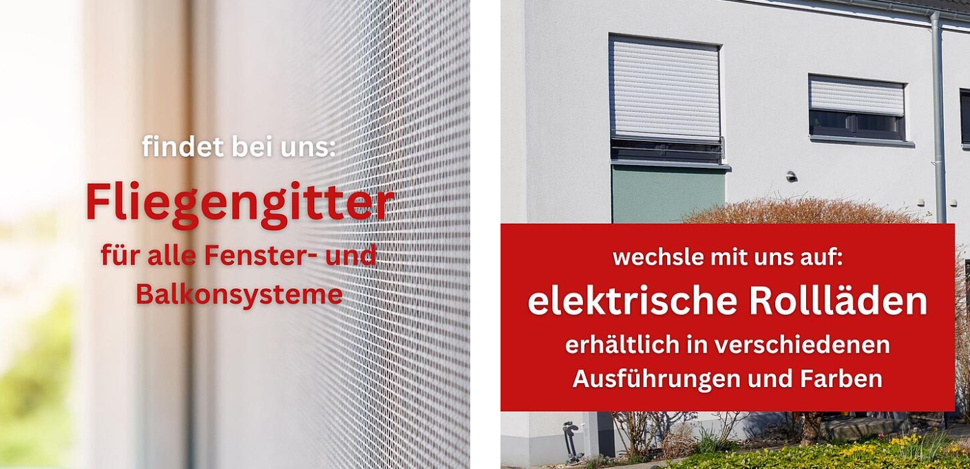 Insektenschutz und Rollladen für Fenster und Balkone bei Knoll Fachhandel