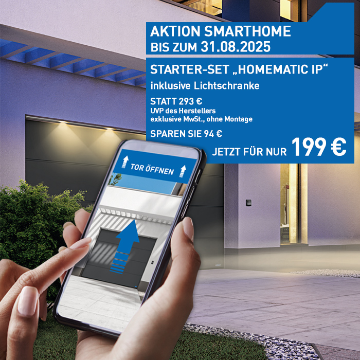 Bild zur aktion Novofern: Smart Home Steurerung für Ihr Garagentor von Novoferm  zum Aktionspreis